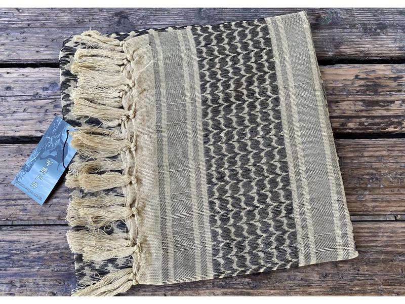 Military Camouflage Tassel Scarf - Outdoor Arab Shawl, Headscarf for Spring & Summer