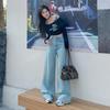 Jeans Women Spring Droop Loose Wide-leg Pants Women Spring Wide-leg Jeans Women Spring Small