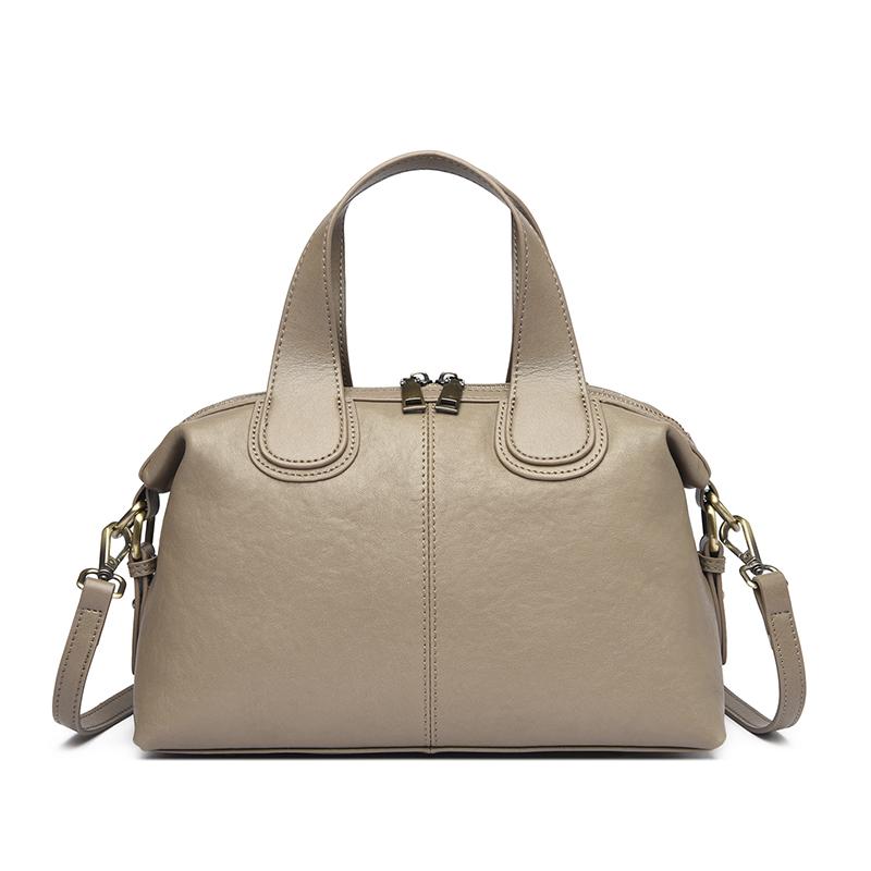 100% Genuine Cowhide Leather Women's Handbag Casual Ladies Tote Bag Shoulder Messenger Bag Female Daily Commute Crossbody Bag