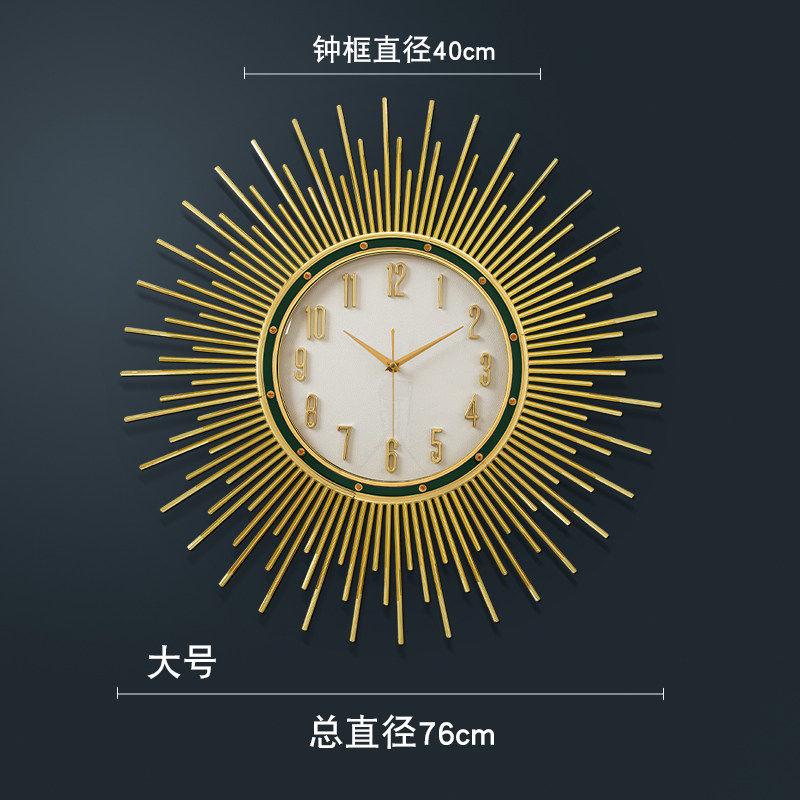 Modern Home Decor Luxury Large Wall Clock Living Room Decoration Simple Nordic Clock Restaurant Wall Hanging Wall Art Clock