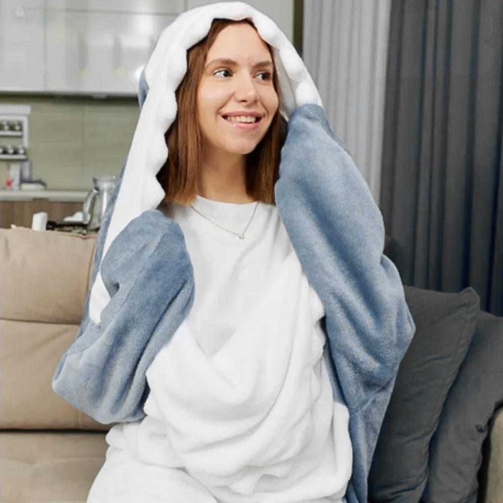 Costume Disguise Blanket Shark Shark Fin Warm Nice Sleeping Bag L