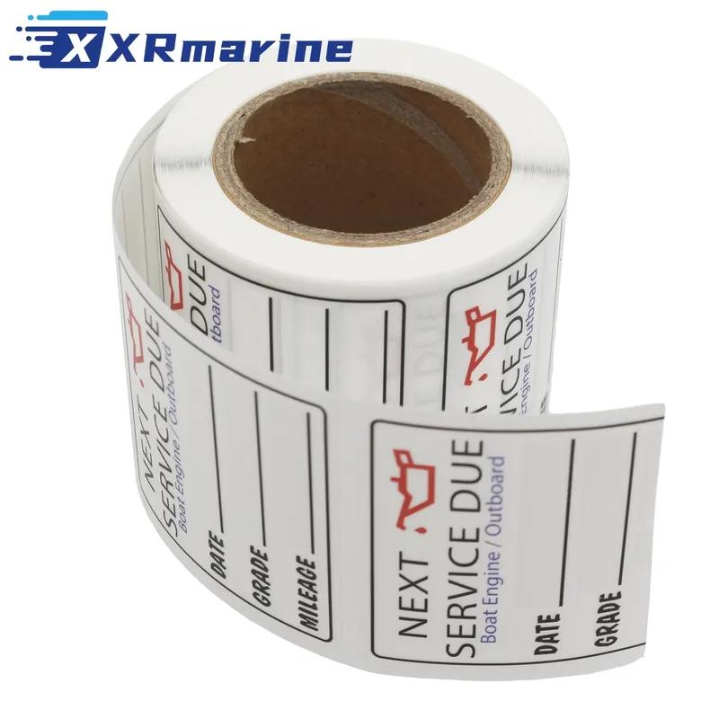 200pcs Oil Change Stickers Next Service