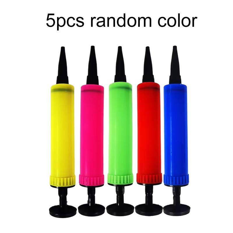 

5/10pcs Mini Hand Push Air Pump Balloon Inflator Wedding Birthday Party Accessories Tools Balloon Pump Festival Supplies TMZ 6.89inch