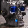 Incense Waterfall Burner Skull Backflow Purple Sand Incense Holder Incense Fountain Halloween Home Decor Gifts [Without Incense]