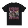 T-shirt Noir à Manches Courtes avec Impression Graphique Raccoon Meme "My Pain Is Chronic But My Ass Is Iconic" pour l'Humour Internet et les Fans d'Animaux