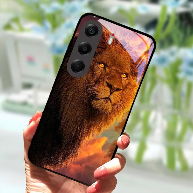 Phone Cover For Tecno Camon40 40Pro 4G Fashion Tempered Glass Anti Drop Protection Shell For Tecno Camon 40 Pro Case CM6 Funda