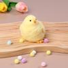 Handmade Yellow Big Chicken Plush Silicone Squishy Pinching Toys Cute Hen Chicks Taba Squeezing Toy Fuzzy Release Hand Stress