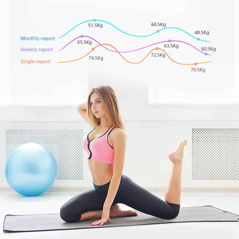 Intelligente Körperfettwaage, Badezimmerwaage, elektronische Bluetooth-Gewichtswaage, Wasserbalance, BMI-Zusammensetzungsanalysator, Bodenkörperwaage