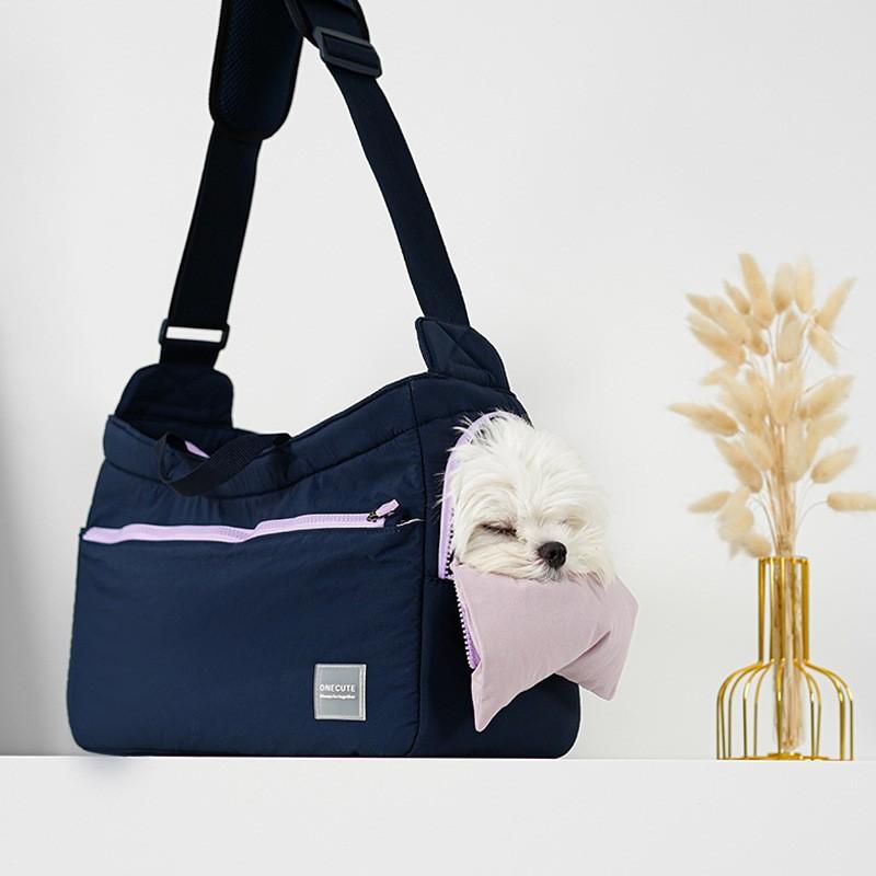 Portable Mesh Pet Carrier Bag Cats Dogs - Handheld Shoulder Crossbody Travel Soft Fabric Medium Size