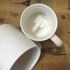 Creative White Middle Finger New Style Mixed Coffee Milk Cup Interesting Ceramic Cup Enough Glass Capacity