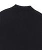 BEYOND CLOSET [Collection Line] Weaving Collar Detail Cotton Knit Black