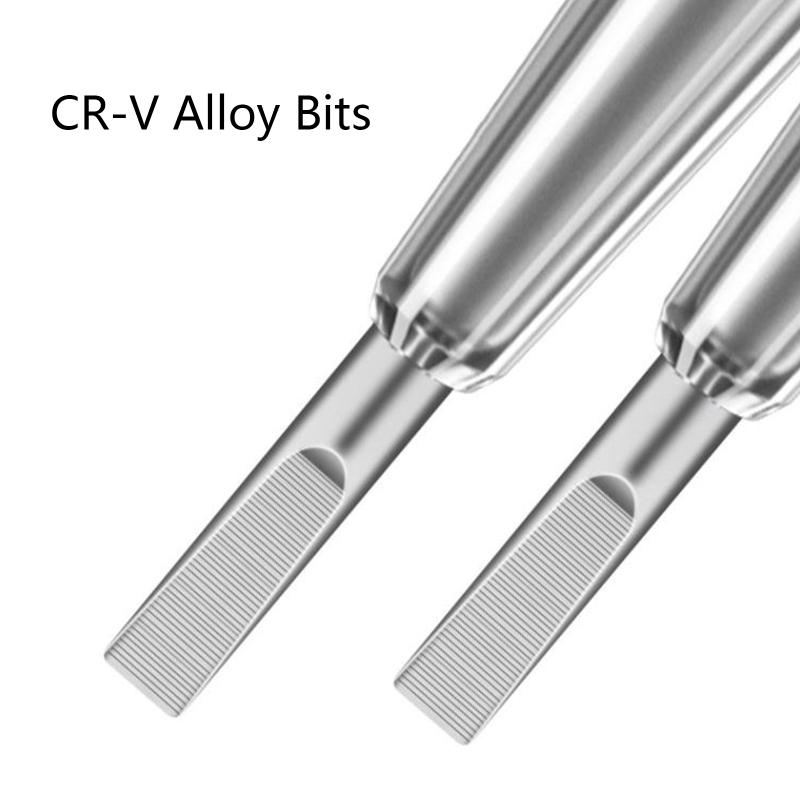 Multi-function Voltage Tester Non-Contact Electrical Tester High Sensitivity Electric Voltage Pen Flat Screwdriver