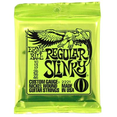 Χορδές Ηλεκτρικής Κιθάρας ERNIE BALL Regular Slinky [Σετ 3] 10-46 (2221)