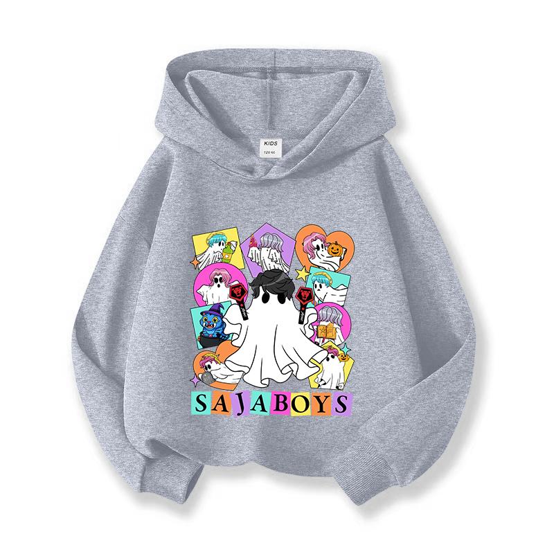 

2025 Детская толстовка Популярный фильм K-Pop Охотники на демонов Малыш 3-12 лет Пальто Девочки Топы Весна Досуг Толстовка Одежда 100