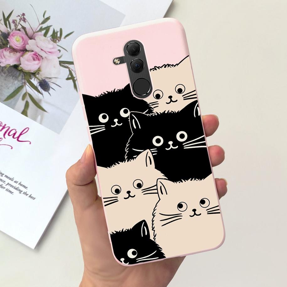 For Huawei Mate 20 Lite Case SNE-LX1 SNE-LX2 SNE-LX3 Protect Cover Popular Flower Soft Silicone Funda For Mate20 Lite Phone Case