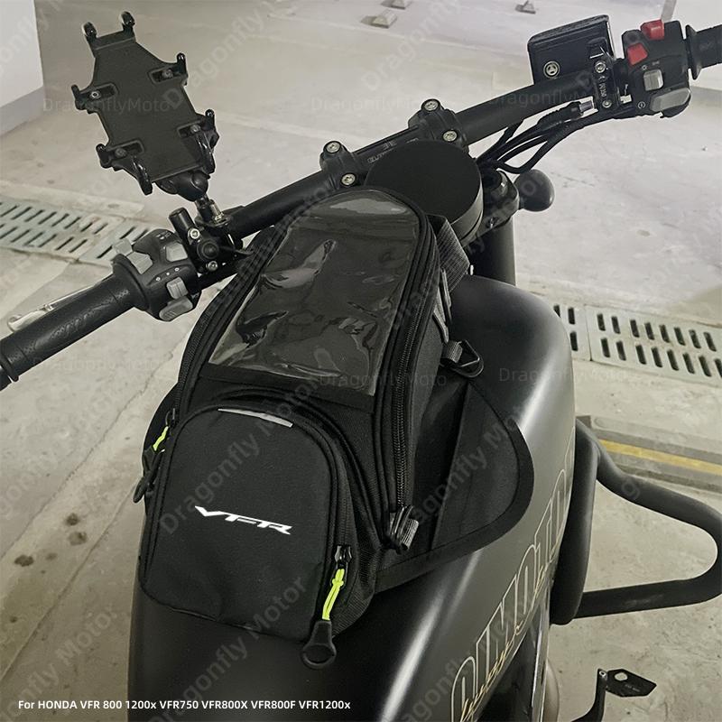 Motorcycle Fuel Bag Mobile Phone Navigation Tank For HONDA VFR 800 1200x VFR750 VFR800X VFR800F VFR1200x Oil Reservoit Package