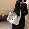 Casual Large-capacity Women's Backpack 2025 New Popular Versatile Shoulder Bag Textured Commuter Tote Bag Women