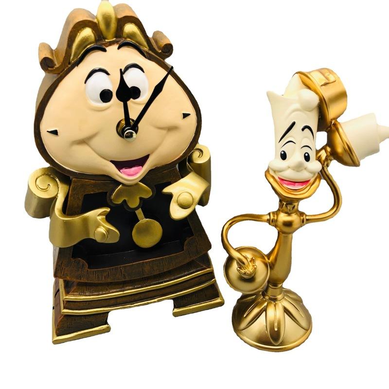 Beauty And The Beast Cogsworth Mr Clock 24Cm Action Figure Figurine Collection Decoration Toys Pvc Model Christmas Gifts