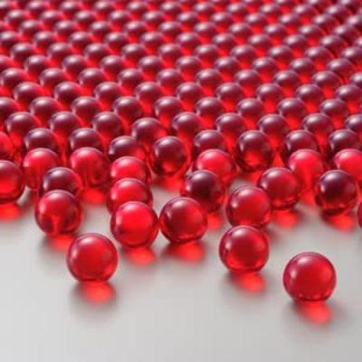 Humanity Ruby Ball, 0.5mm Diameter, 1 Piece Included, Precision Ball.