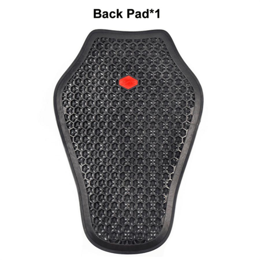 

1X Motorbike Back Pads Soft Motorcycle Jacket Insert Armor Moto Dorsal Equipment