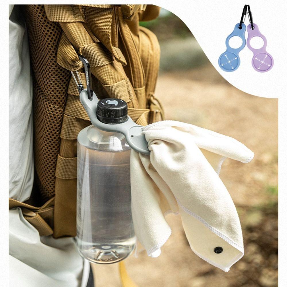 Silicone Climbing Sports Water Bottle Buckle Portable Water Bottle Holder Towel Hook