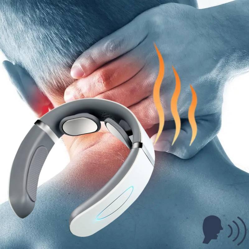 Smart Neck Massager With Pulse Therapy And Heating Function For Ultimate Relaxation