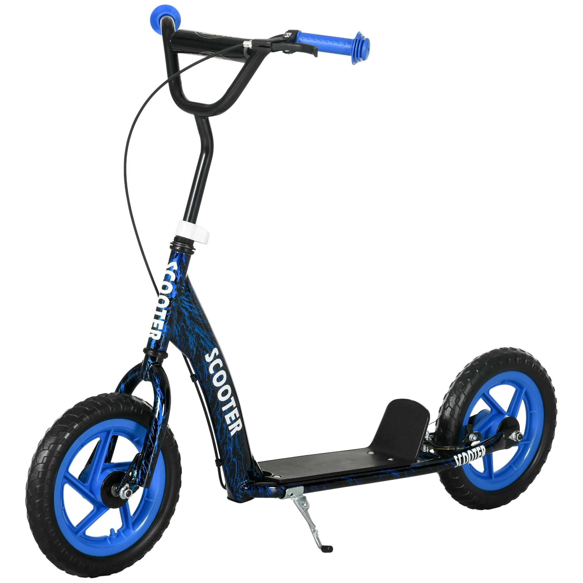 Children`s scooter/kick scooter with large wheels