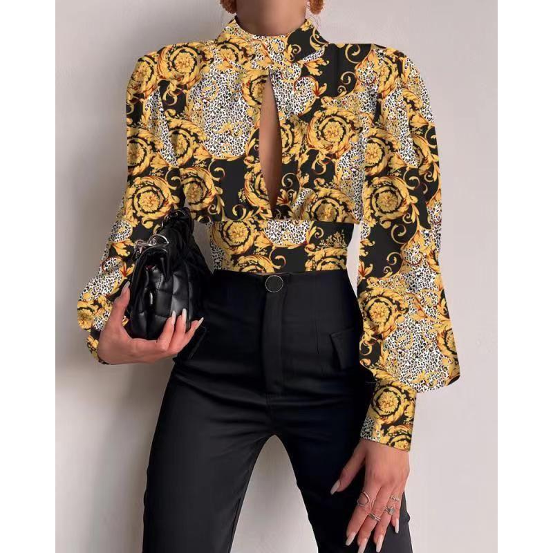 

Европейская станция Стильная куртка с воротником-стойкой, завязками сзади и длинными рукавами Yellow M