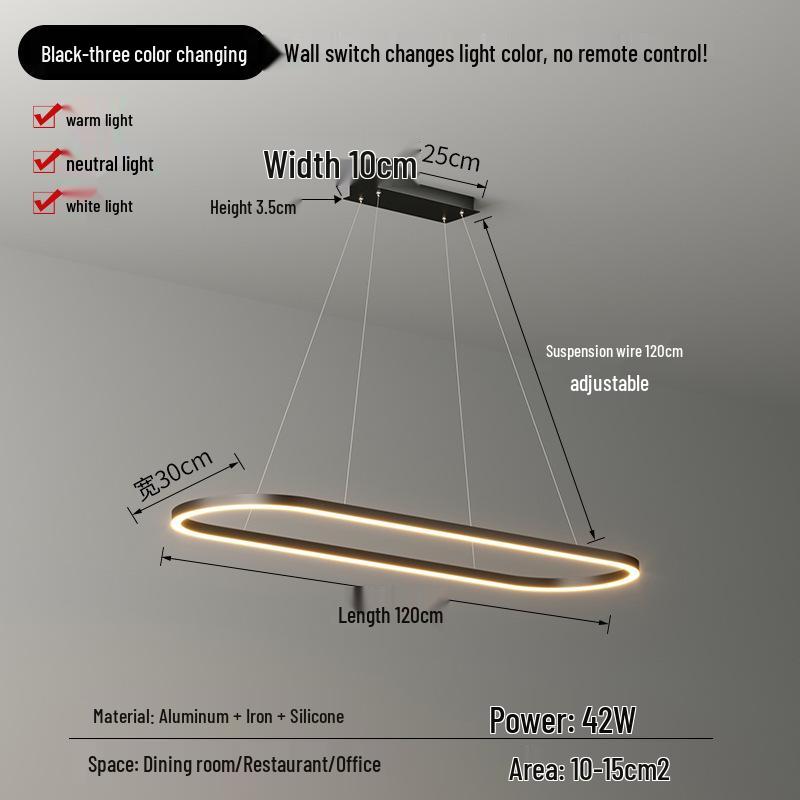 Nordic Modern Minimalist Chandelier for Dining and Reception Rooms