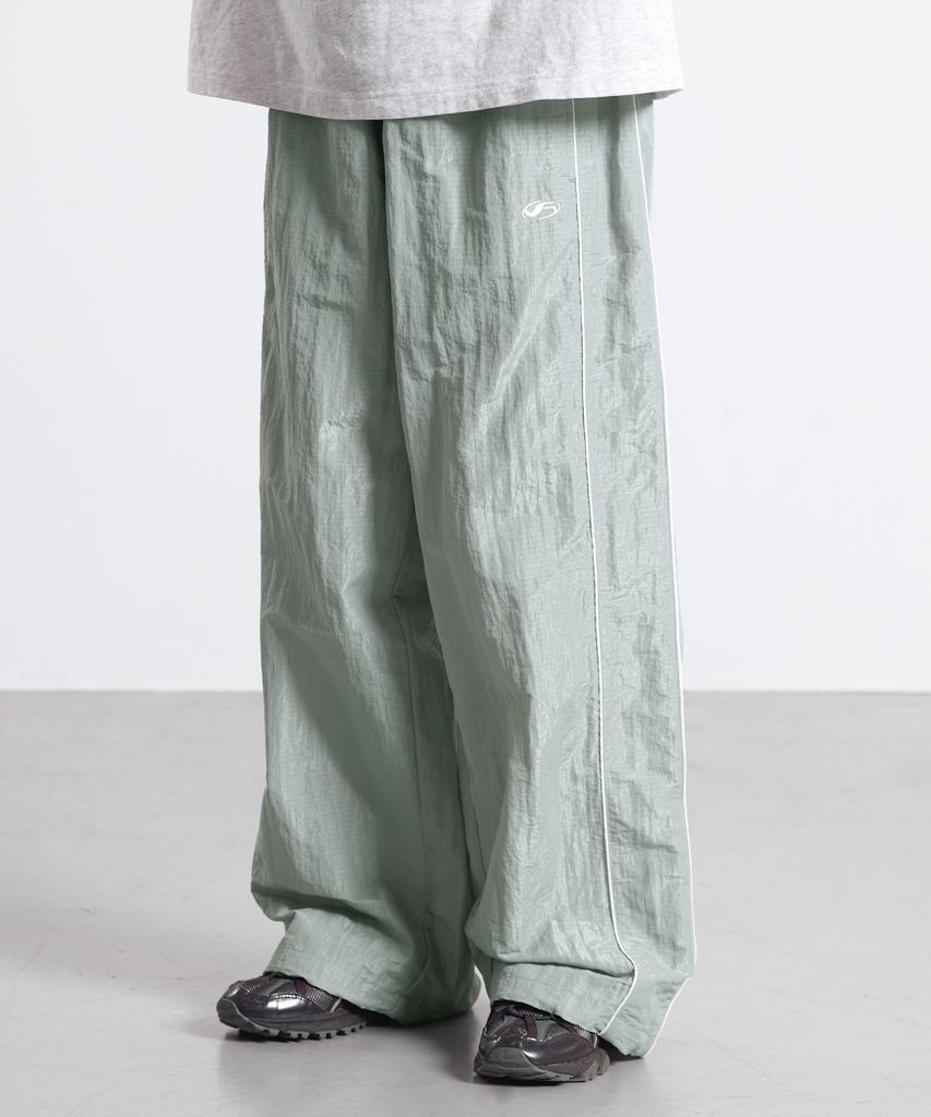 FILLUMINATE Piping Line Nylon Pants - Light Grey