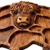 Cow Charcuterie Platter Kitchen Table Fruit Snack Platter Wooden Decorative Tableware for Home Party Banquet