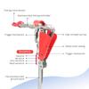 Portacanna da pesca automatico interamente in acciaio inossidabile Sensibilità regolabile Pieghevole Accessori da pesca Staffa Strumento da pesca a molla