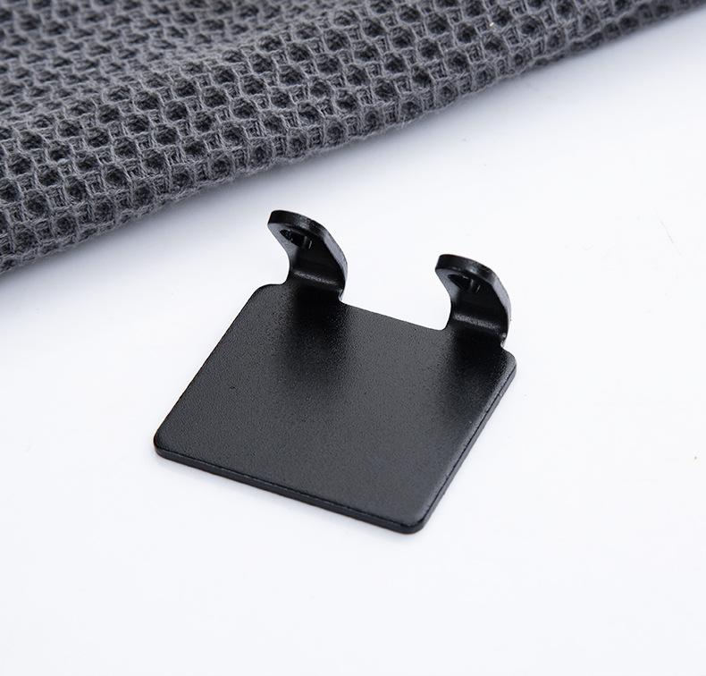 1pcs Punch-free Razor Holder Storage Hook Wall Men s Razor Holder Bathroom Storage Black