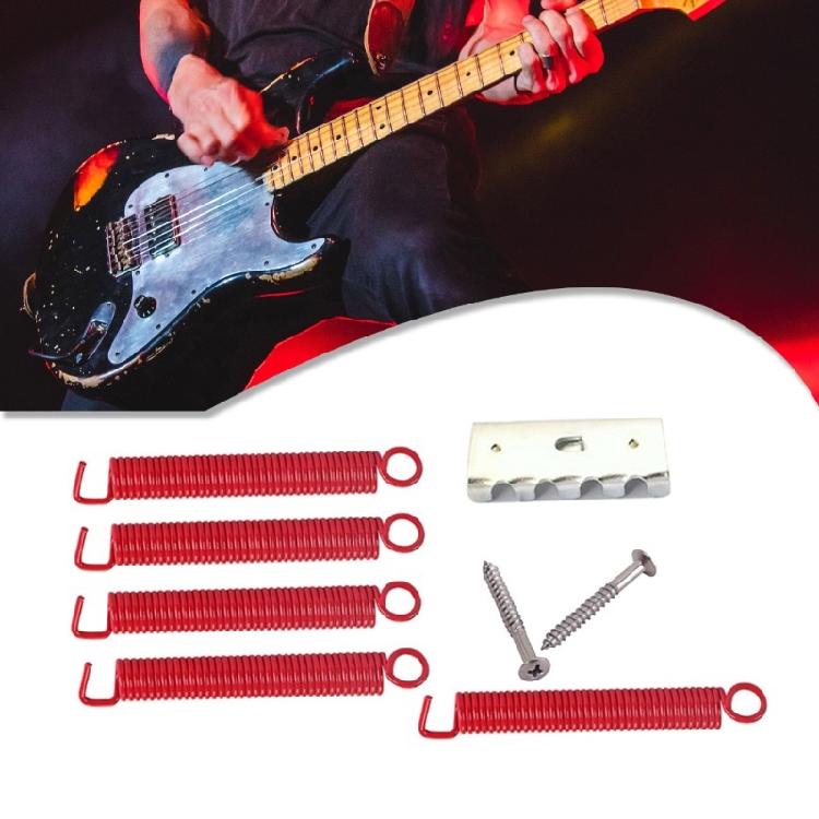 Professional Guitar Tremolo Bridge Springs Guitar Tremolo Spring Claw Screws Kits for Enhanced Sound Consistency