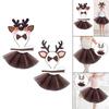 Deer Costume Set with Tutu And Headband for Celebrations