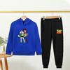 Black Children's Hoodie Coat Toy Story Suitable Age Boys Girls Hoode Sweatshirt Outerwear Pants Set Autumn Clothing