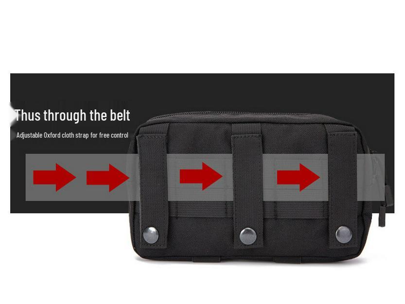 Tactical Molle Outdoor Waist Bag with Laser-Cut Design