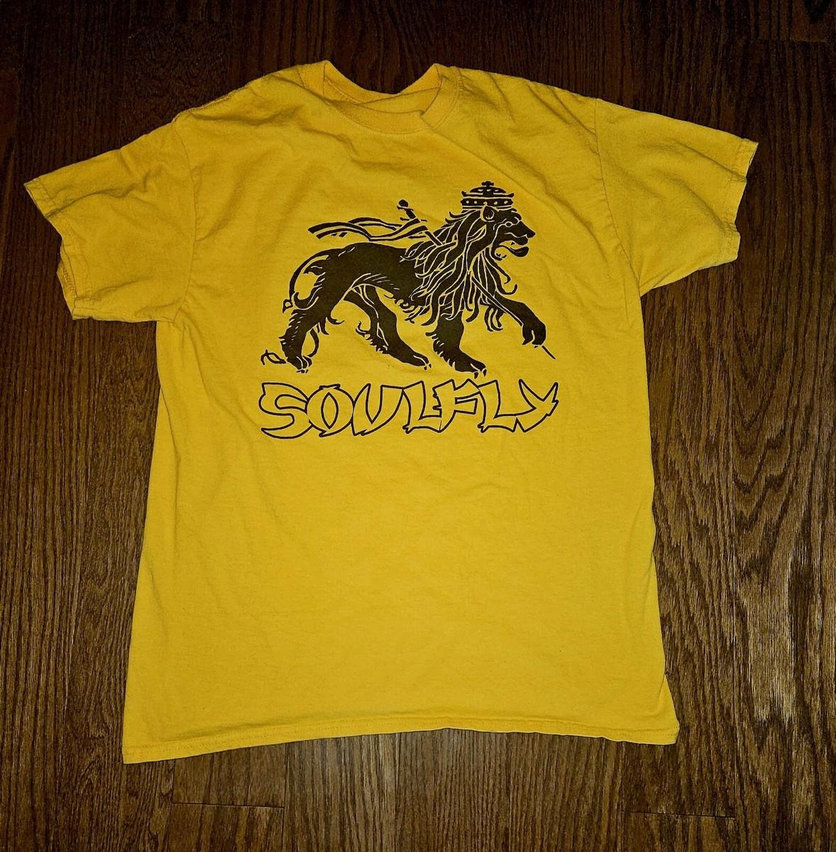 Vgt Soulfly Band Lion of Judah Concert Tour T-Shirt UR191 Unisex T-Shirt M