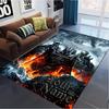 Name Custom Epic knight Carpet Rug for Living Room Bedroom Home Sofa Decoration,Kids play Non-slip Floor Mat