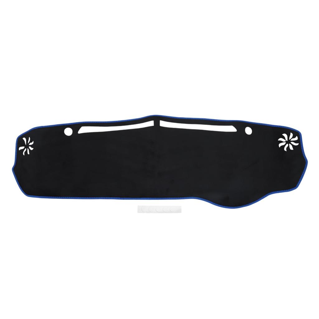 TUCKBOLD Dashboard Mat for Mazda Flair Car Dashboard Protective Interior Sun Flannel Black with Blue Set Crossover, Cover, Mat, Parts, Accessories,