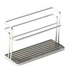 2-Tier Bottle Drying Rack with Drain Tray Stainless Steel Coffee Mug Holder Easy To Clean Slanted Design for Kitchen Countertop