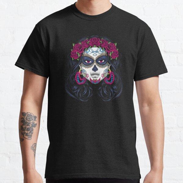 BEST SELLING Sugar Skull Lady La Calavera Catrina Santa Muerte Classic T-Shirt S