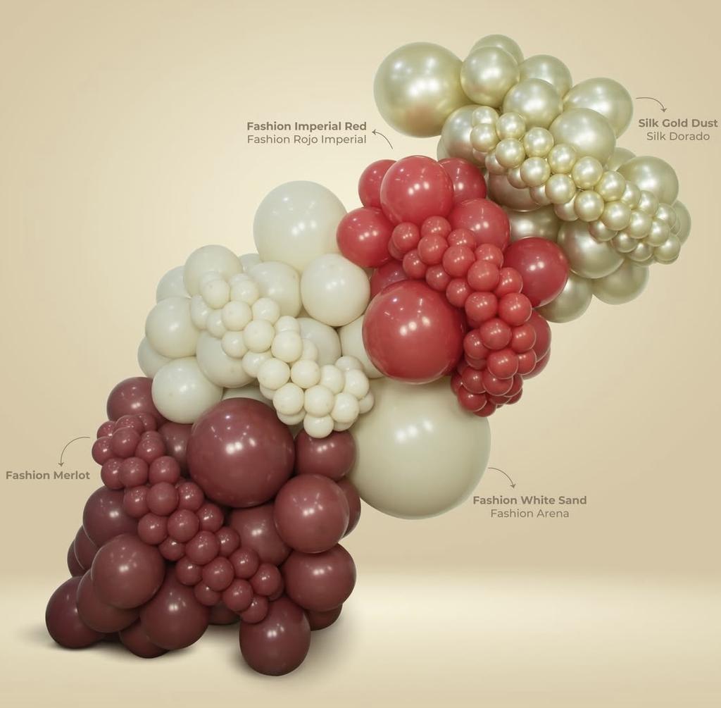 Latexballons Sempertex, Seidiges Goldstaub, 30cm, 50Stk.