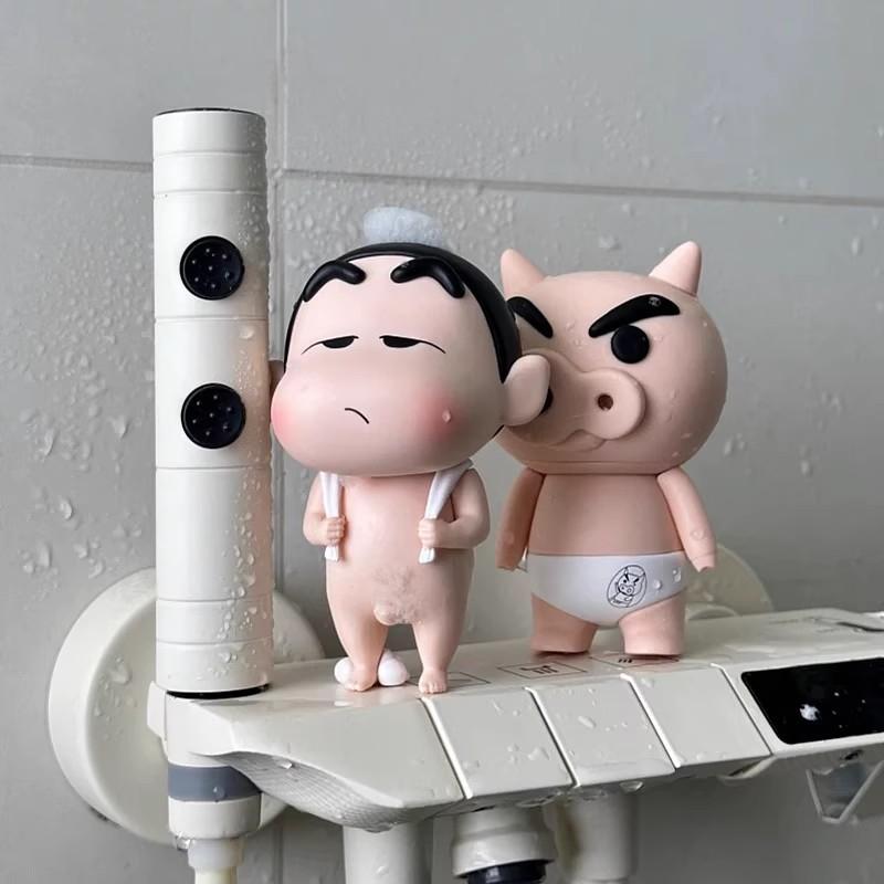 Bade-Buntstift Shin Chan Niedliche Dekoration Badezimmer Waschbecken Zubehör Heimtextilien Hochwertig Klein und Einzigartig