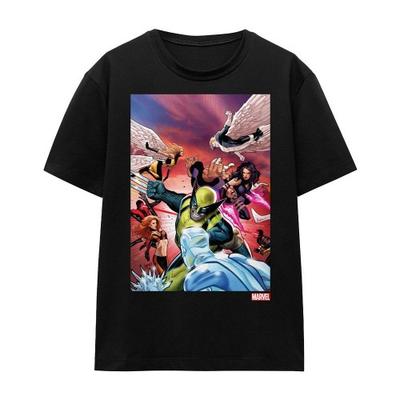 Marvel Camiseta Unisex Adulto X-Men Team Defend