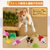 CANPLUS Katzenspielzeug-Set Katzen-Teaser Angelrute Katzenball Katzenmaus Maus-Spielzeug Katzentunnel Feder-Spielzeug Katzenspielzeug Wurfspielzeug Beliebt Stressabbau Fettleibigkeit