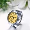 JewelryWe Stainless Steel Analog Quartz Watch Ring Waterproof Business Casual Fashion Accessory