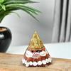 Laxmi Hexagon Pyramid | Vastu & Feng Shui Energy Tool for Wealth and Success | Decorative Sculpture for Home