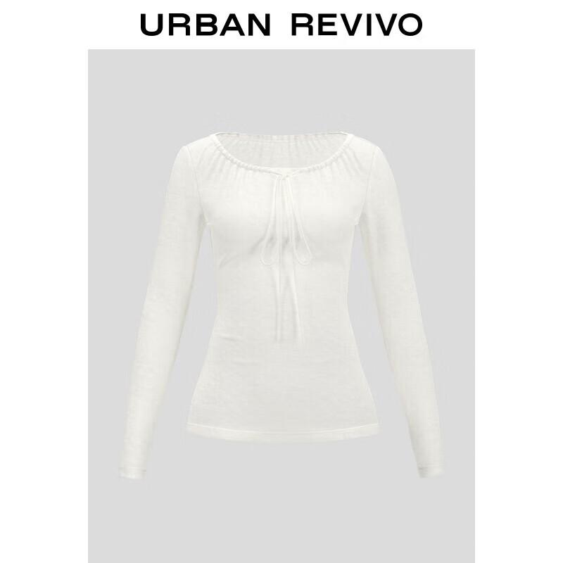 UR Women s Simple Long-Sleeve U-Neck T-Shirt XL