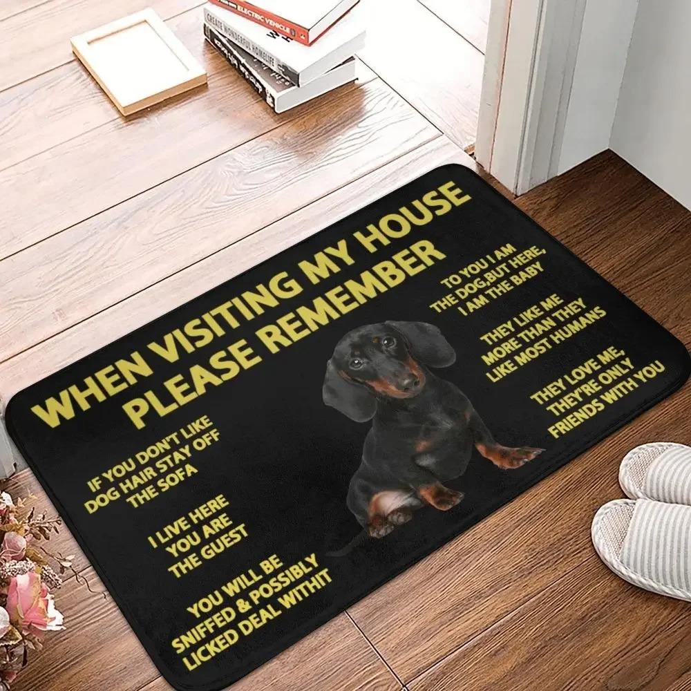 Puppy Pattern Rug Belgian Shepherd Dog Front Floor Door Entrance Mats Outdoor Kitchen Bathroom Doormat Bedroom Carpet Rug